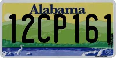 AL license plate 12CP161