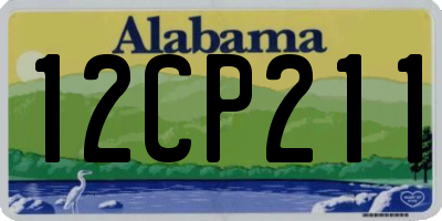 AL license plate 12CP211