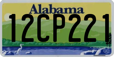 AL license plate 12CP221