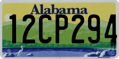 AL license plate 12CP294