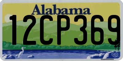 AL license plate 12CP369