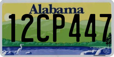 AL license plate 12CP447