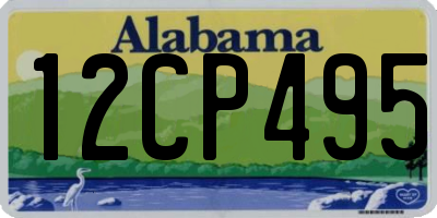 AL license plate 12CP495