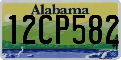 AL license plate 12CP582