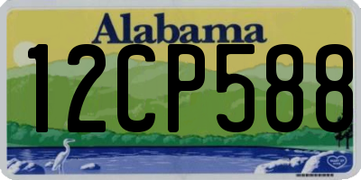 AL license plate 12CP588