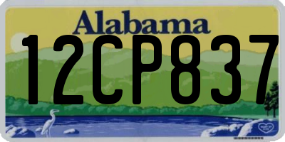 AL license plate 12CP837