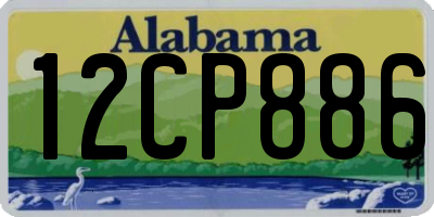 AL license plate 12CP886