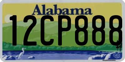 AL license plate 12CP888