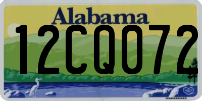 AL license plate 12CQ072