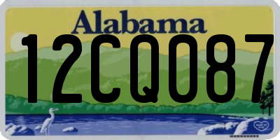 AL license plate 12CQ087