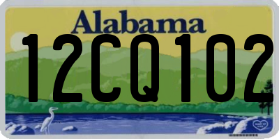 AL license plate 12CQ102