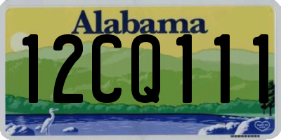 AL license plate 12CQ111