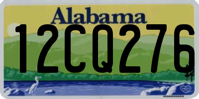 AL license plate 12CQ276