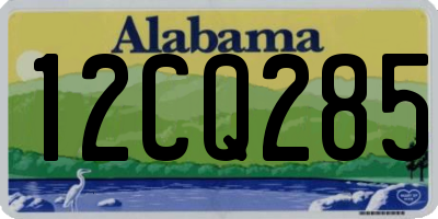 AL license plate 12CQ285