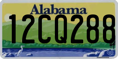 AL license plate 12CQ288