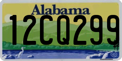 AL license plate 12CQ299