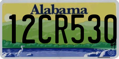AL license plate 12CR530