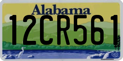 AL license plate 12CR561