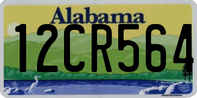 AL license plate 12CR564