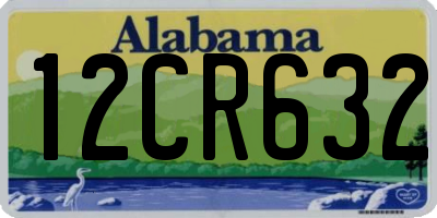 AL license plate 12CR632