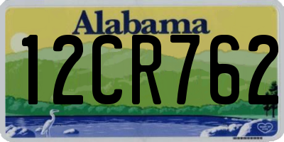 AL license plate 12CR762