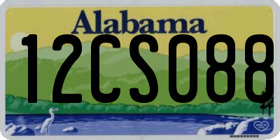 AL license plate 12CS088