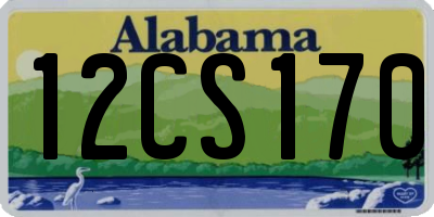AL license plate 12CS170