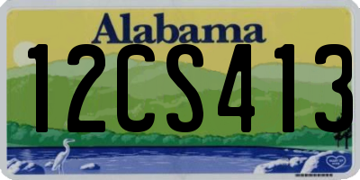 AL license plate 12CS413