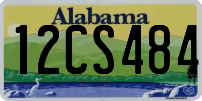 AL license plate 12CS484