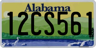 AL license plate 12CS561