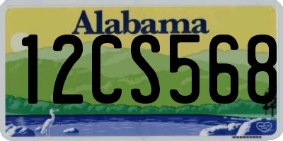 AL license plate 12CS568