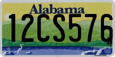 AL license plate 12CS576