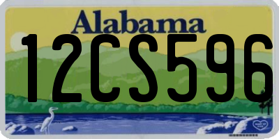 AL license plate 12CS596