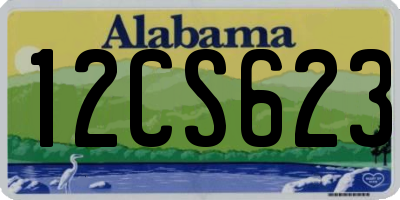 AL license plate 12CS623