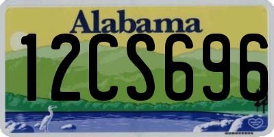 AL license plate 12CS696
