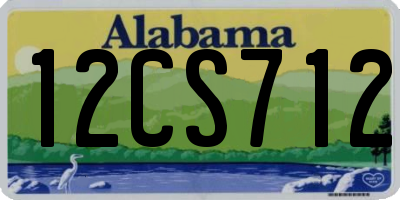 AL license plate 12CS712