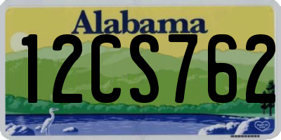 AL license plate 12CS762
