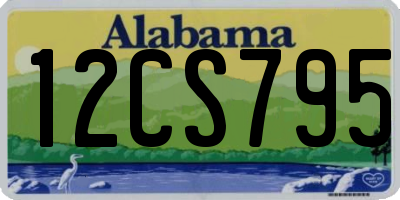 AL license plate 12CS795