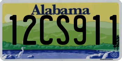 AL license plate 12CS911