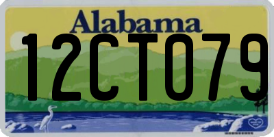 AL license plate 12CT079