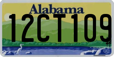 AL license plate 12CT109