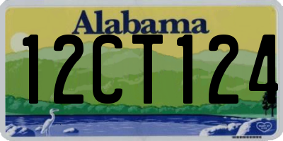 AL license plate 12CT124