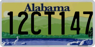 AL license plate 12CT147