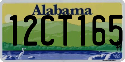 AL license plate 12CT165