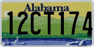 AL license plate 12CT174