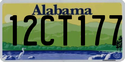 AL license plate 12CT177