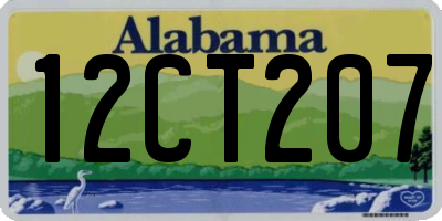 AL license plate 12CT207