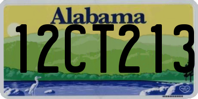 AL license plate 12CT213