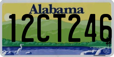 AL license plate 12CT246