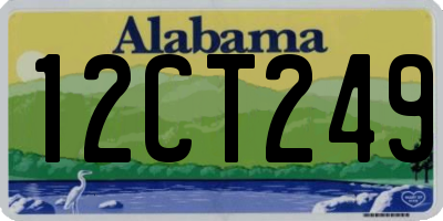 AL license plate 12CT249